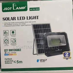 2 in 1 Jsot 200 Watts Dual Solar Floodlight Complete Remote Control