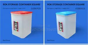 ROK Square Food Storage Container FC5 – Clear & Durable