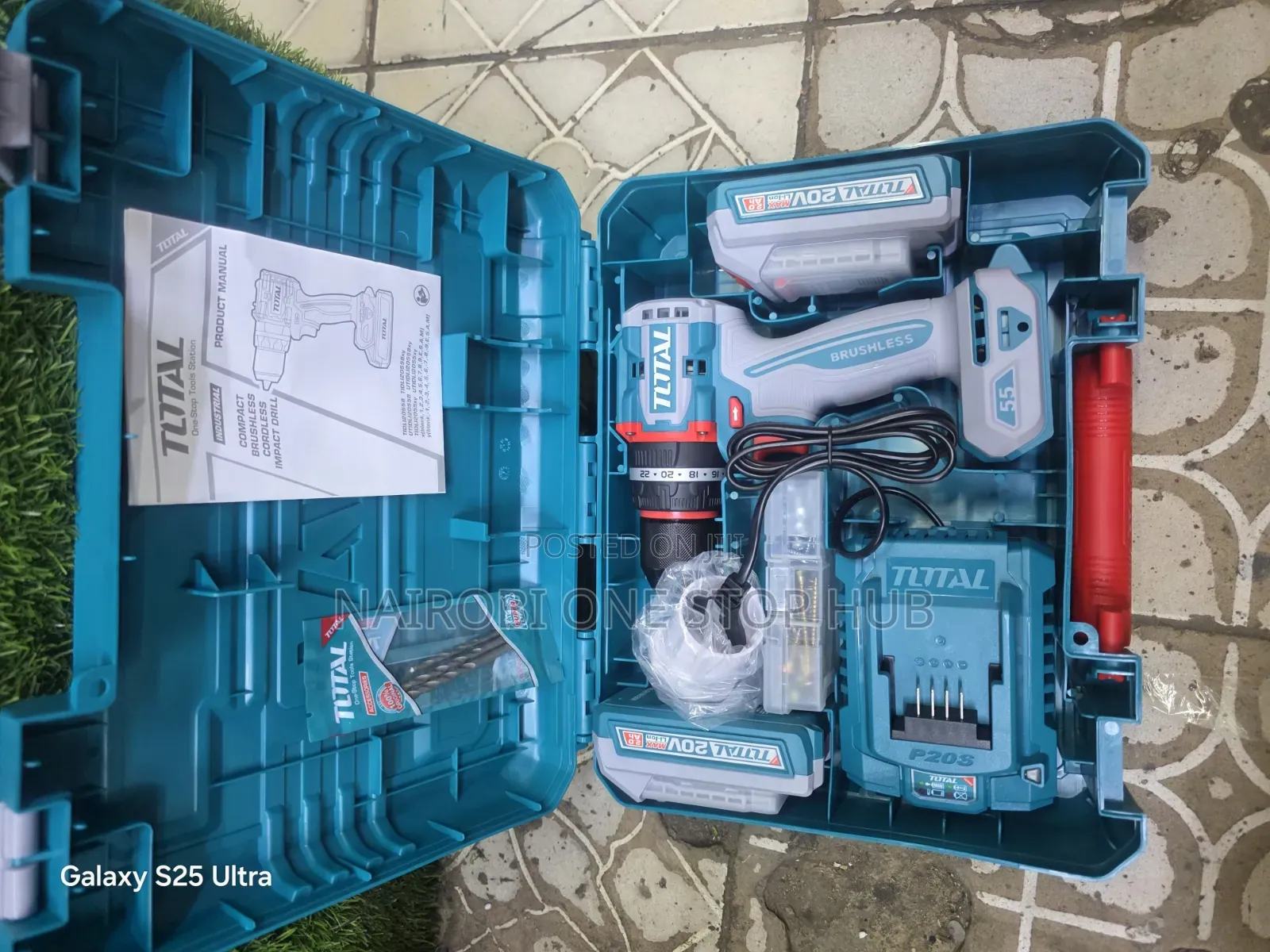 Total 55NM Cordless Drill 20V