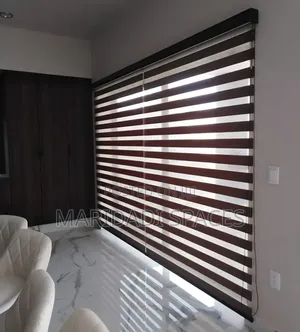 Modern Zebra Blinds Available for Office & Kitchen