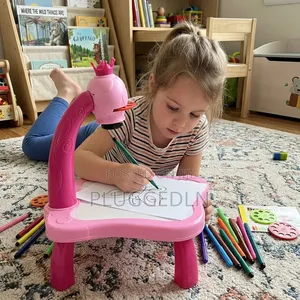 Educational Kids Art Drawing Projector Table