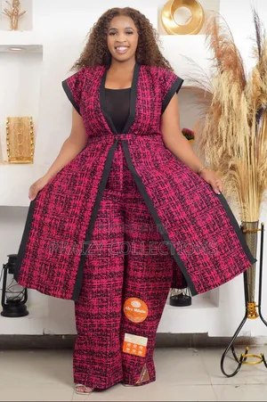 African Kimono+Pallazo Set