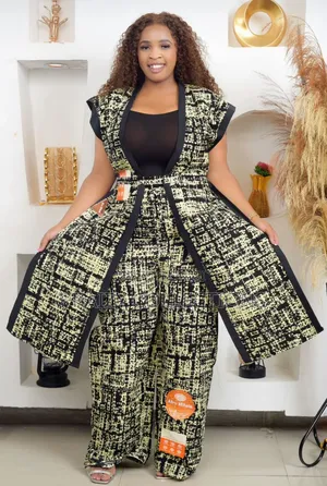African Kimono+Pallazo Set