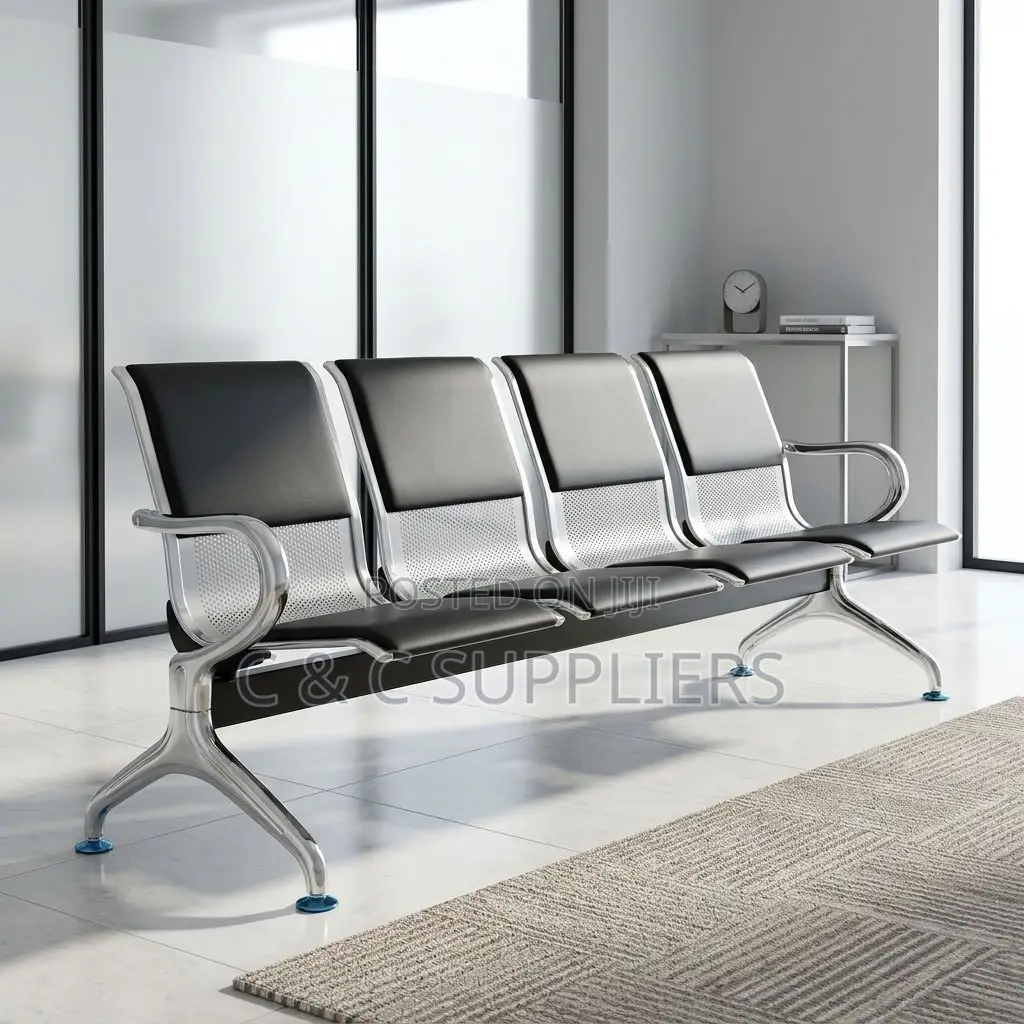 4-Link Semi Padded Reception Area Bench.