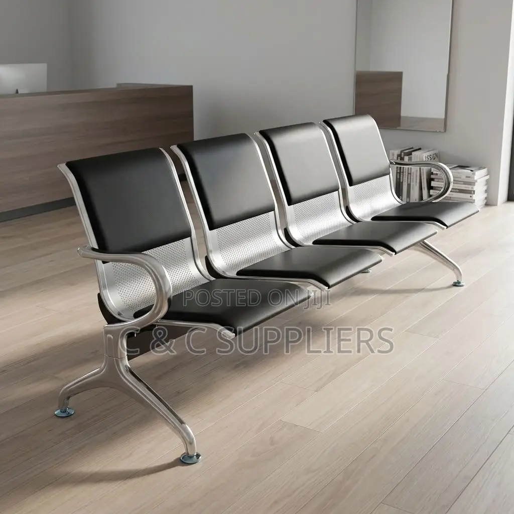 4-Link Semi Padded Reception Area Bench.