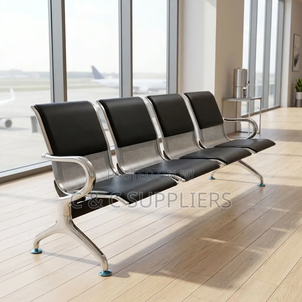 4-Link Semi Padded Reception Area Bench.