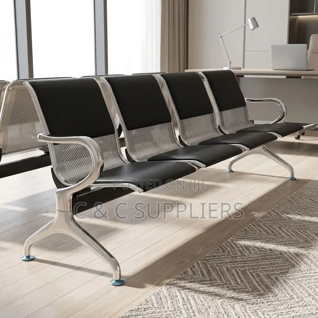 4-Link Semi Padded Reception Area Bench.