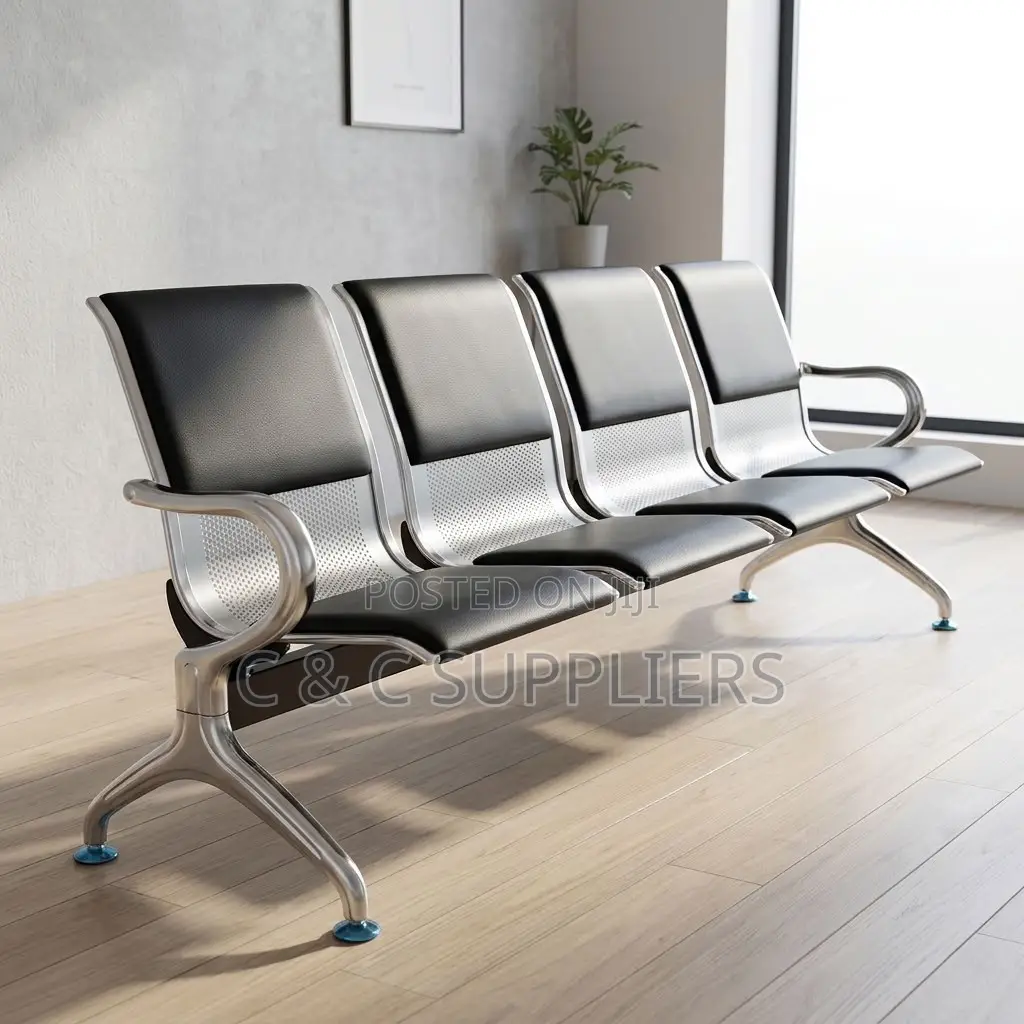 4-Link Semi Padded Reception Area Bench.