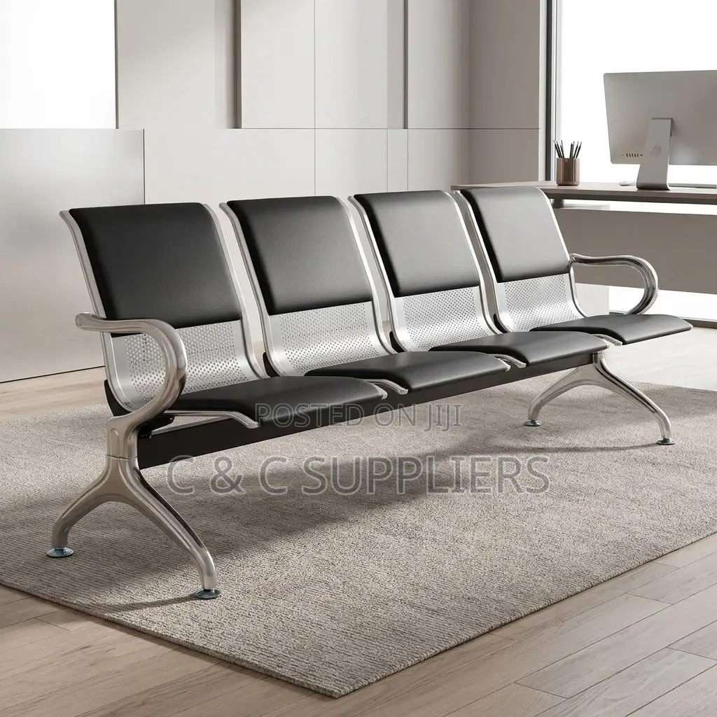 4-Link Semi Padded Reception Area Bench.