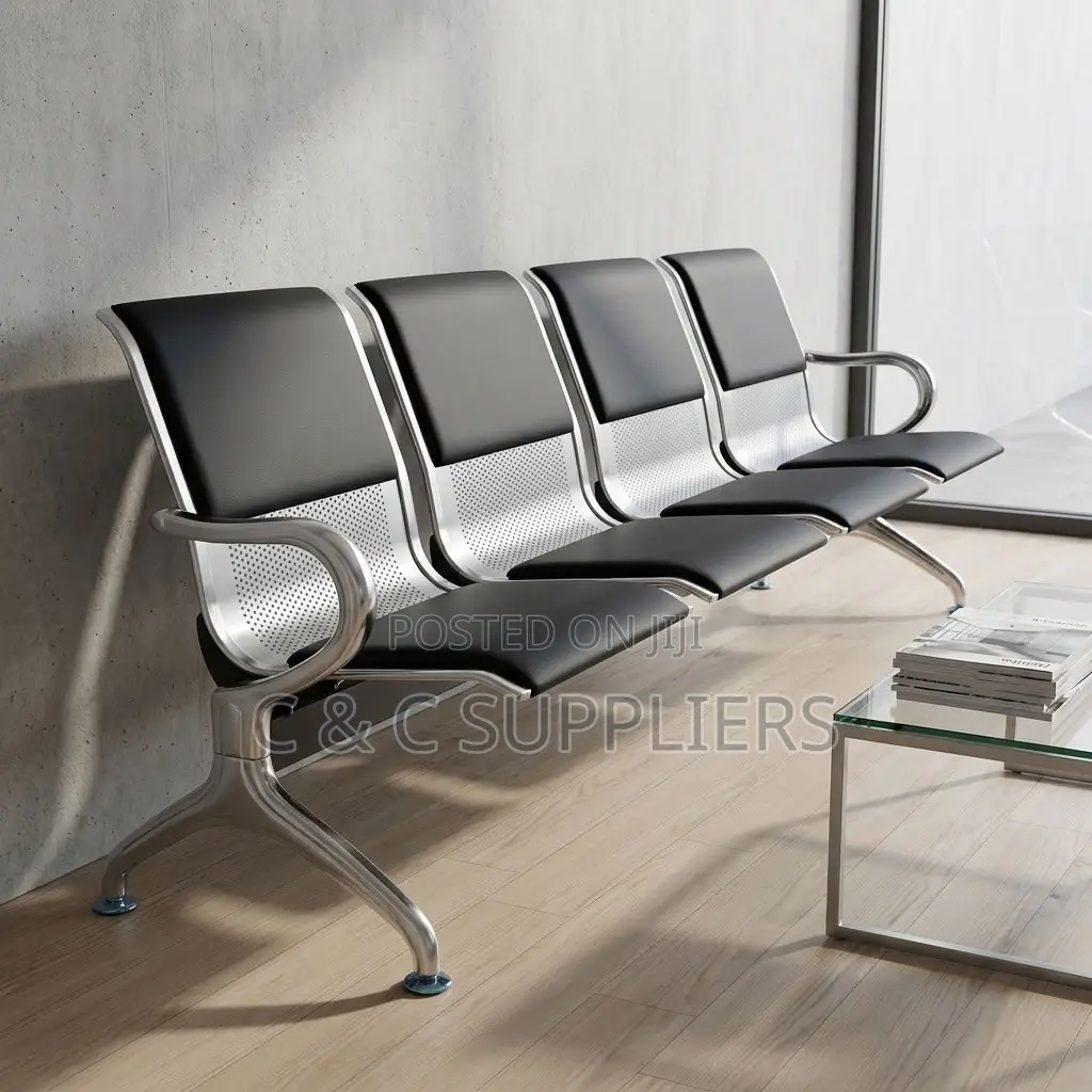 4-Link Semi Padded Reception Area Bench.