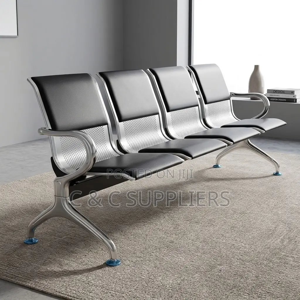 4-Link Semi Padded Reception Area Bench.