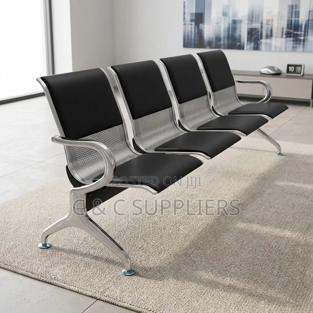4-Link Semi Padded Reception Area Bench.