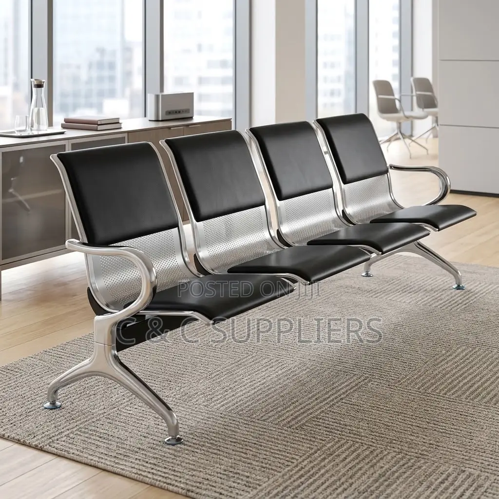 4-Link Semi Padded Reception Area Bench.
