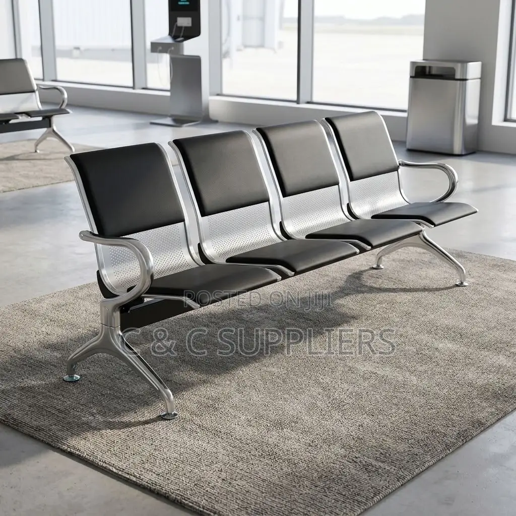 4-Link Semi Padded Reception Area Bench.