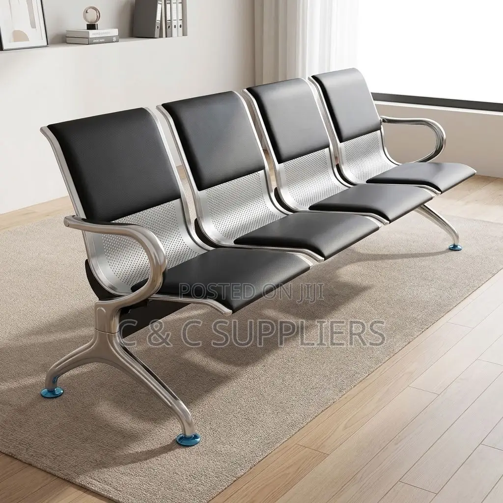 4-Link Semi Padded Reception Area Bench.