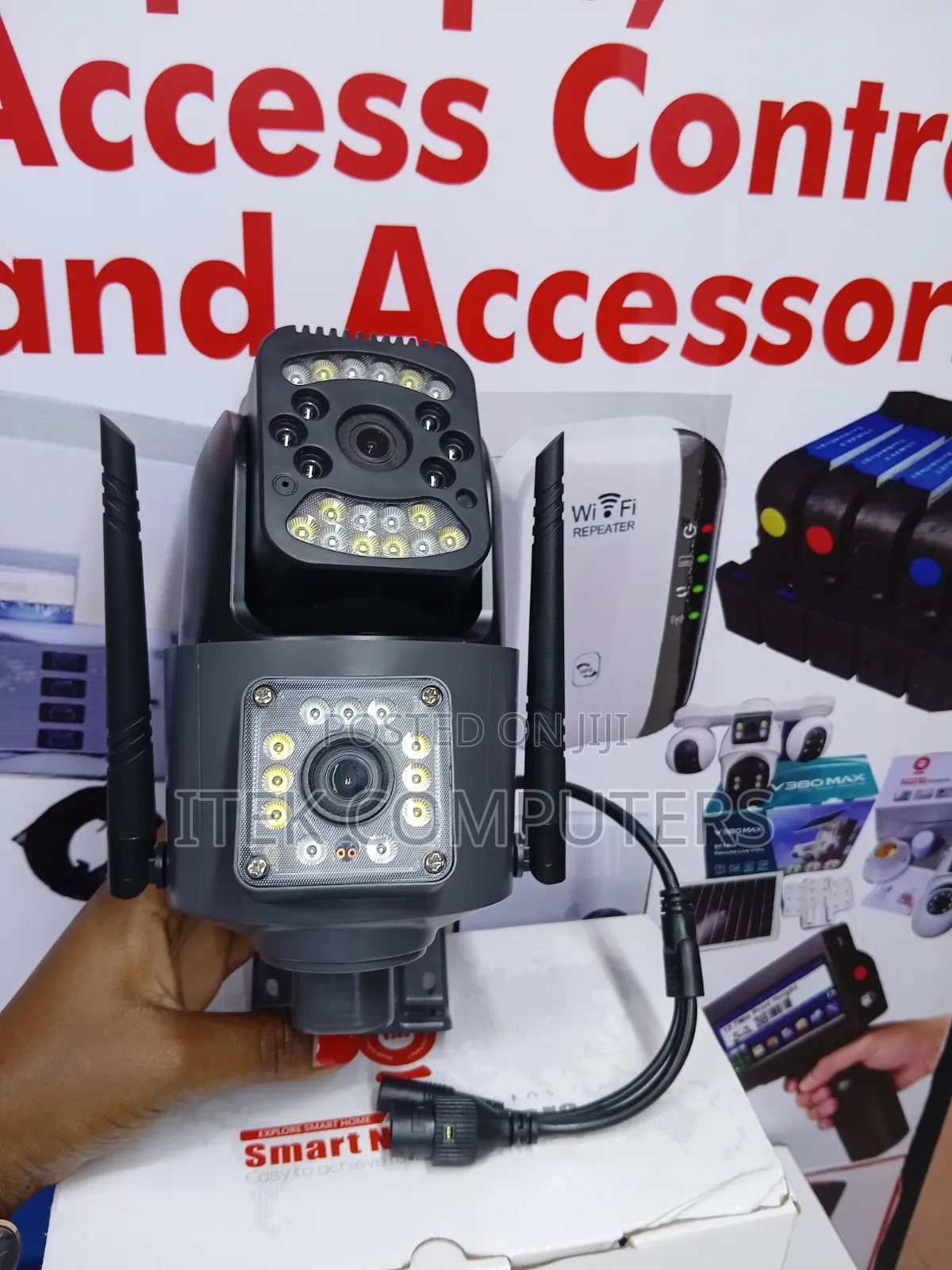 V380 Pro 4G Dual Lens CCTV Camera With Smart Motion Alerts