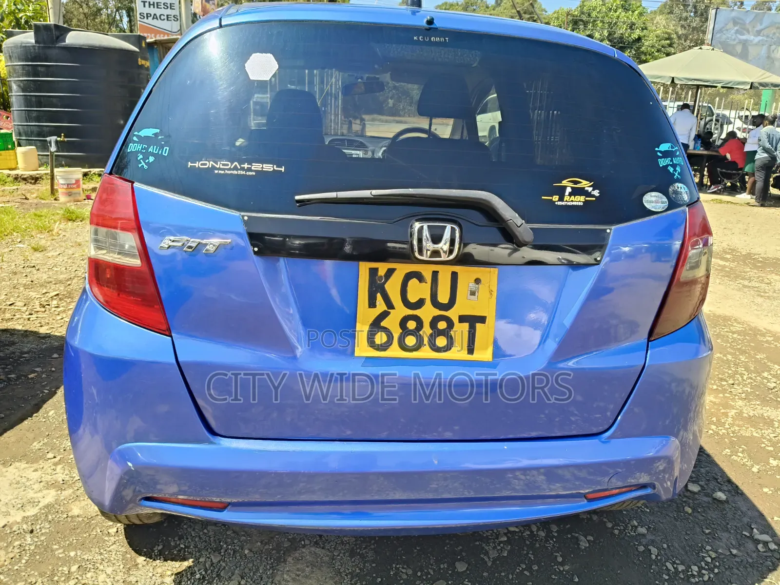 Honda Fit 2012 Blue