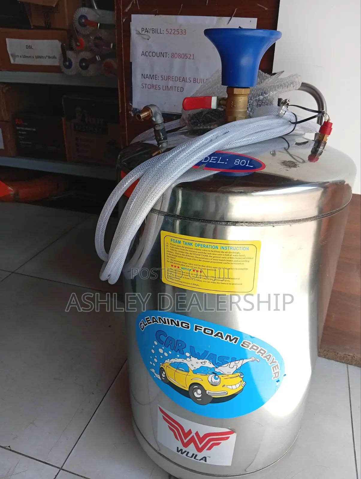 Foam Sprayer 80ltrs