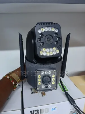 V380 Pro 4G Dual Lens CCTV for Remote Security Monitoring Alerts