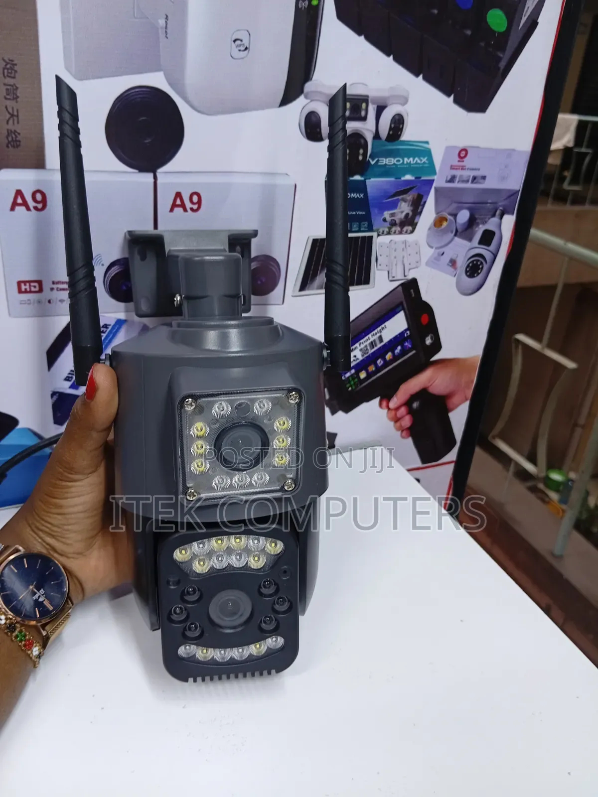 V380 Pro 4G Dual Lens CCTV With Convenient Mobile Access