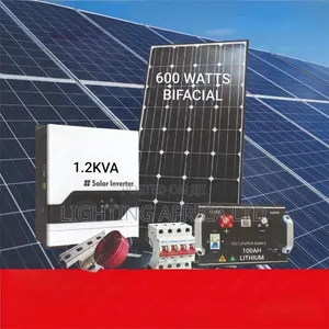 Felicity 1.5kva - 100Ah Lithium Battery - 600 Watts Bifacial Solar