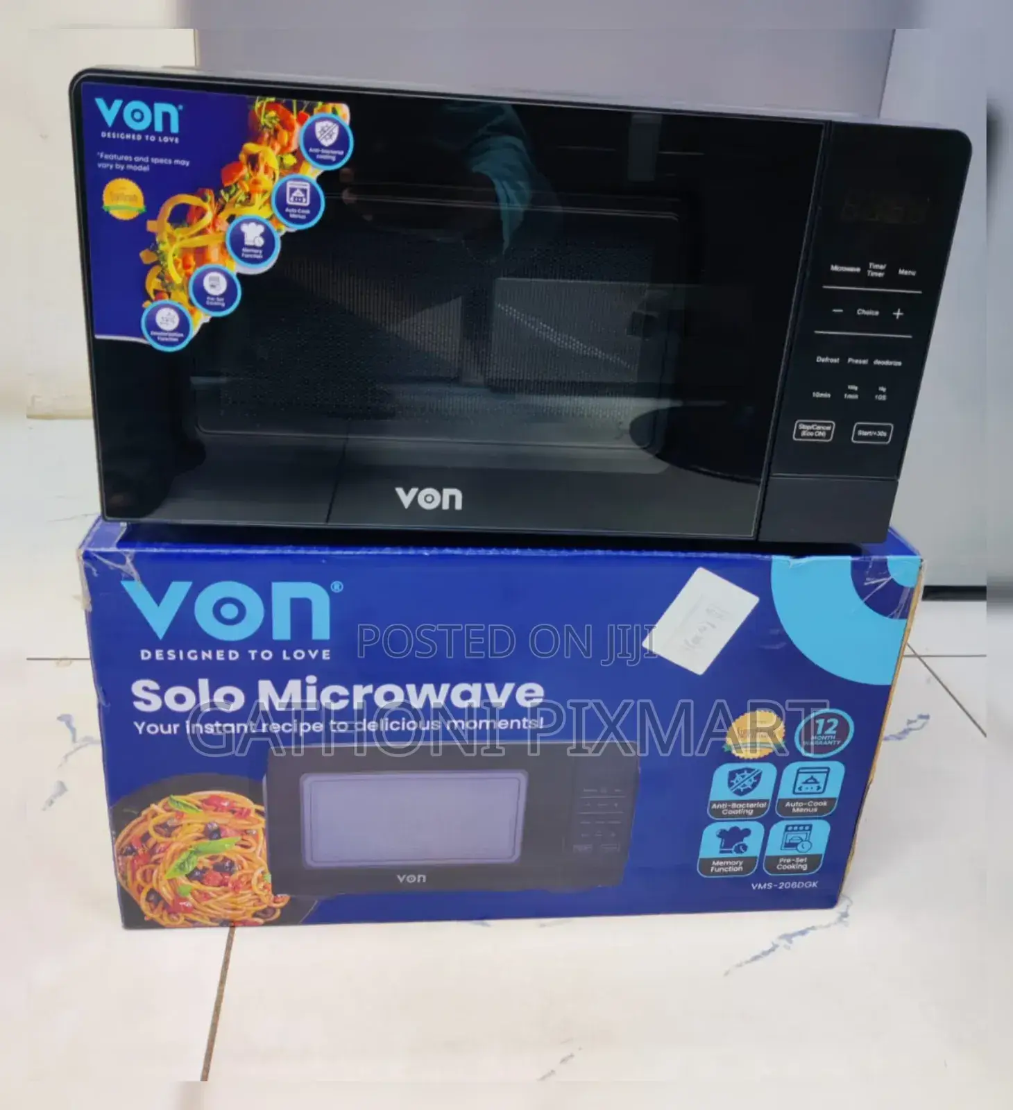 New Von Digital Microwave 206DGK for Easy Everyday Cooking