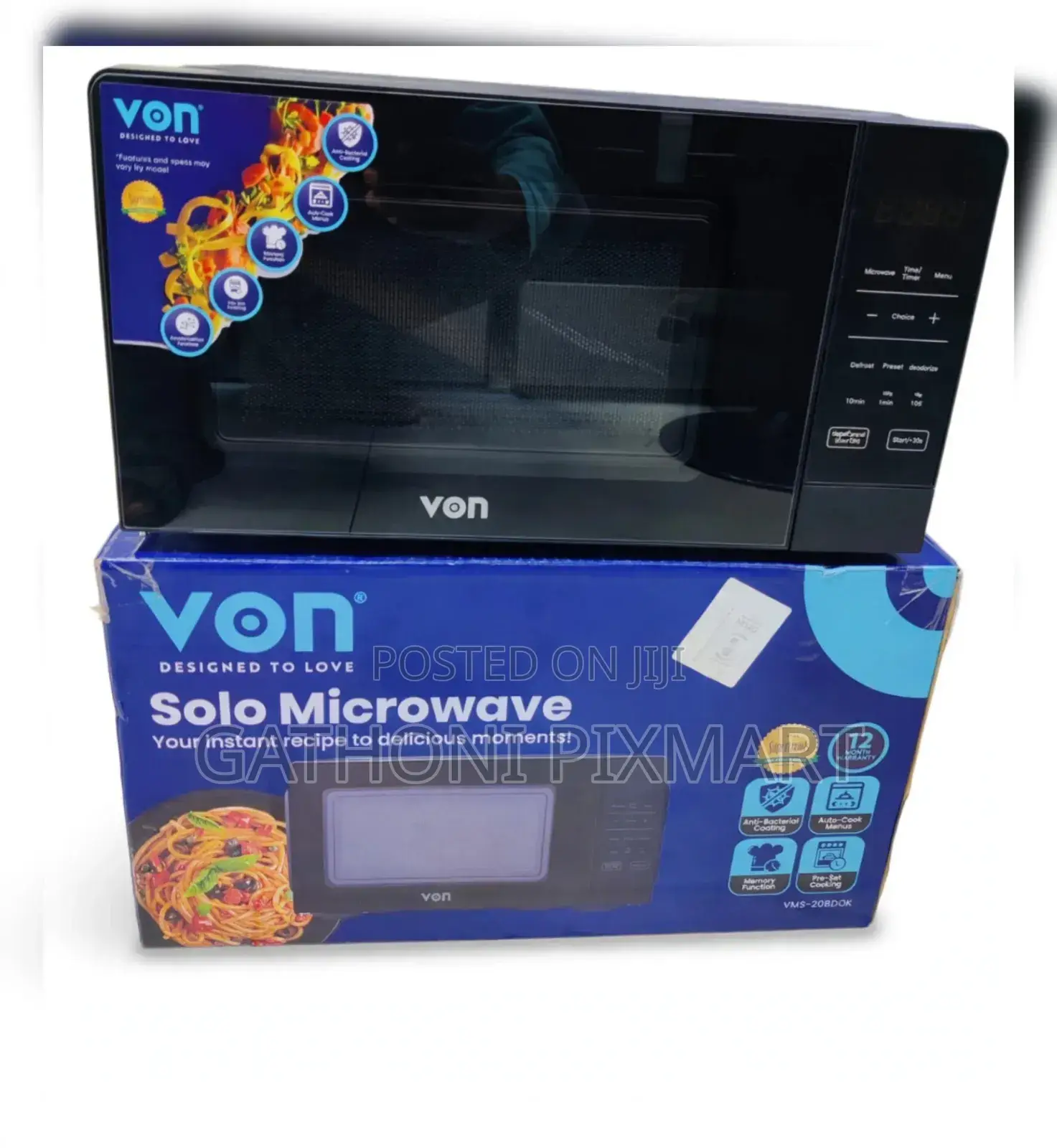 New Von Digital Microwave 206DGK for Easy Everyday Cooking