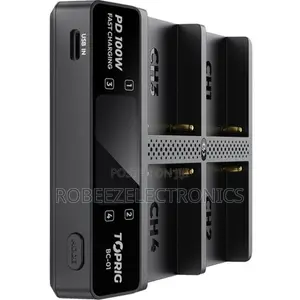 Accsoon TOPRIG 100W 4-Bay L-Series/Np-F Fast Charger