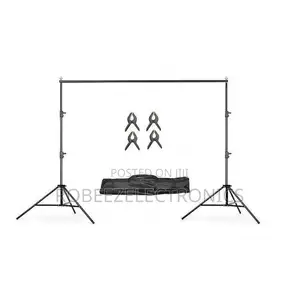 2.6m X 3m (Spring-Cushioned) Background Stand With Interconnecting Bar