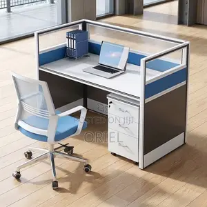 1-Way Office Workstation : One-User Office Workstation Table