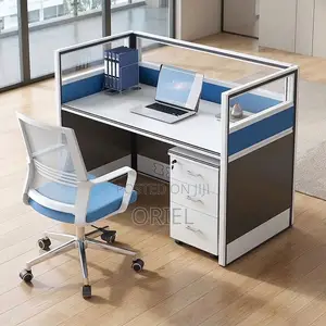 1-Way Office Workstation : One-User Office Workstation Table