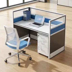 1-Way Office Workstation : One-User Office Workstation Table