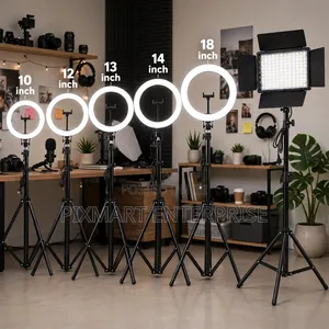 Portable LED Camera Light for Video Recording and Photography