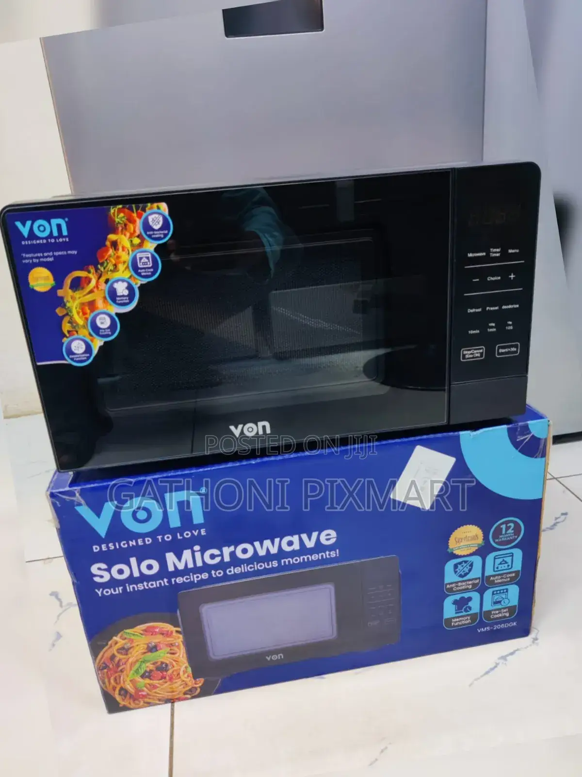 Von 206DGK Digital Microwave for Your Home Kitchen