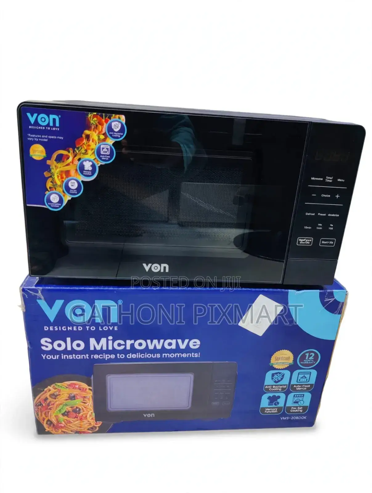 Von 206DGK Digital Microwave for Your Home Kitchen