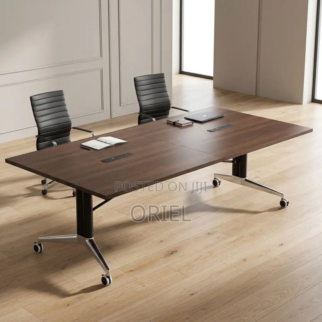 Office Boardroom Table : 240CM Portable Office Conference Table