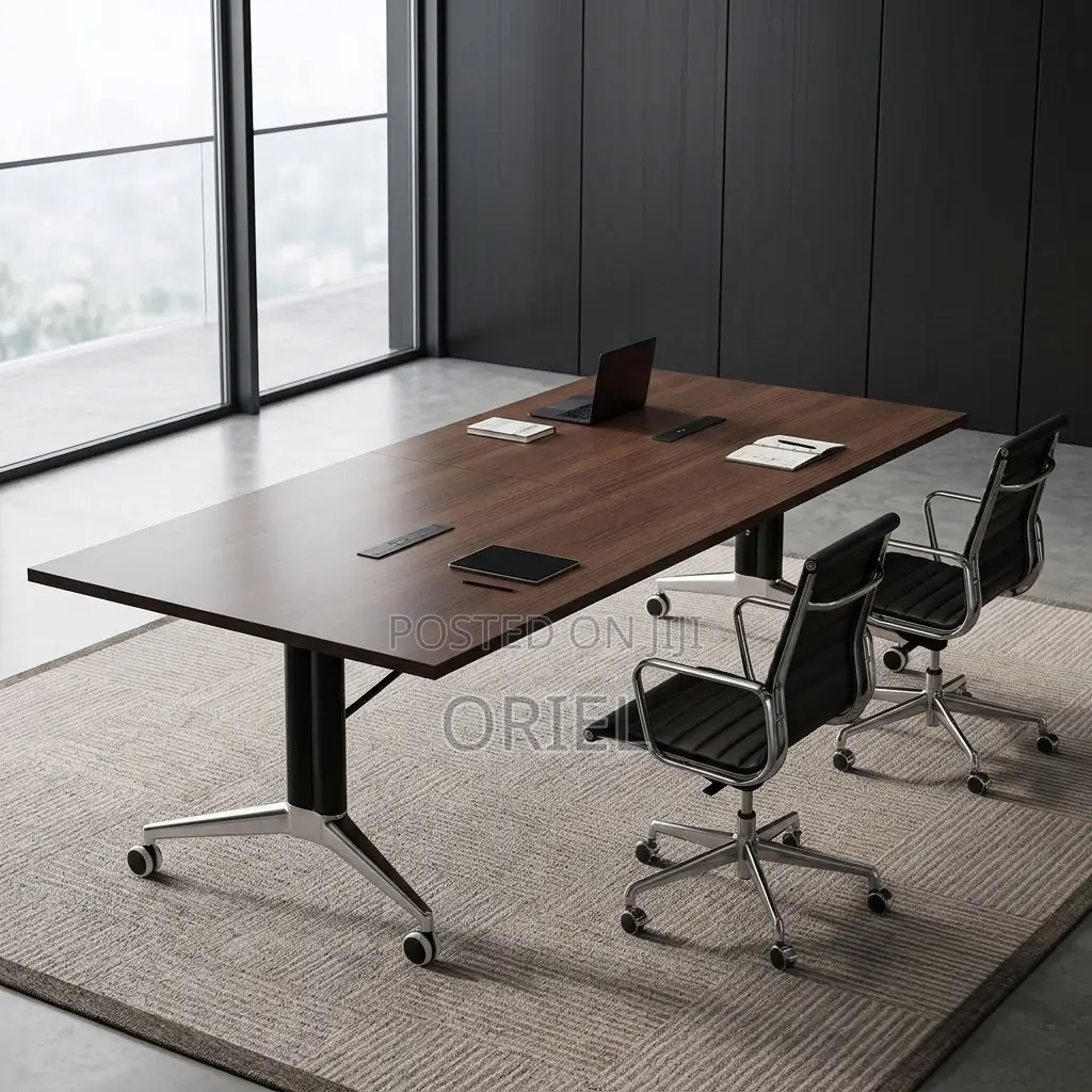 Office Boardroom Table : 240CM Portable Office Conference Table