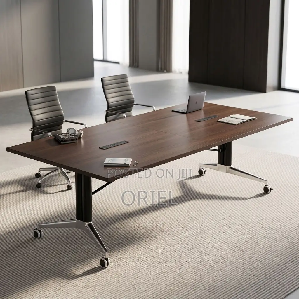 Office Boardroom Table : 240CM Portable Office Conference Table