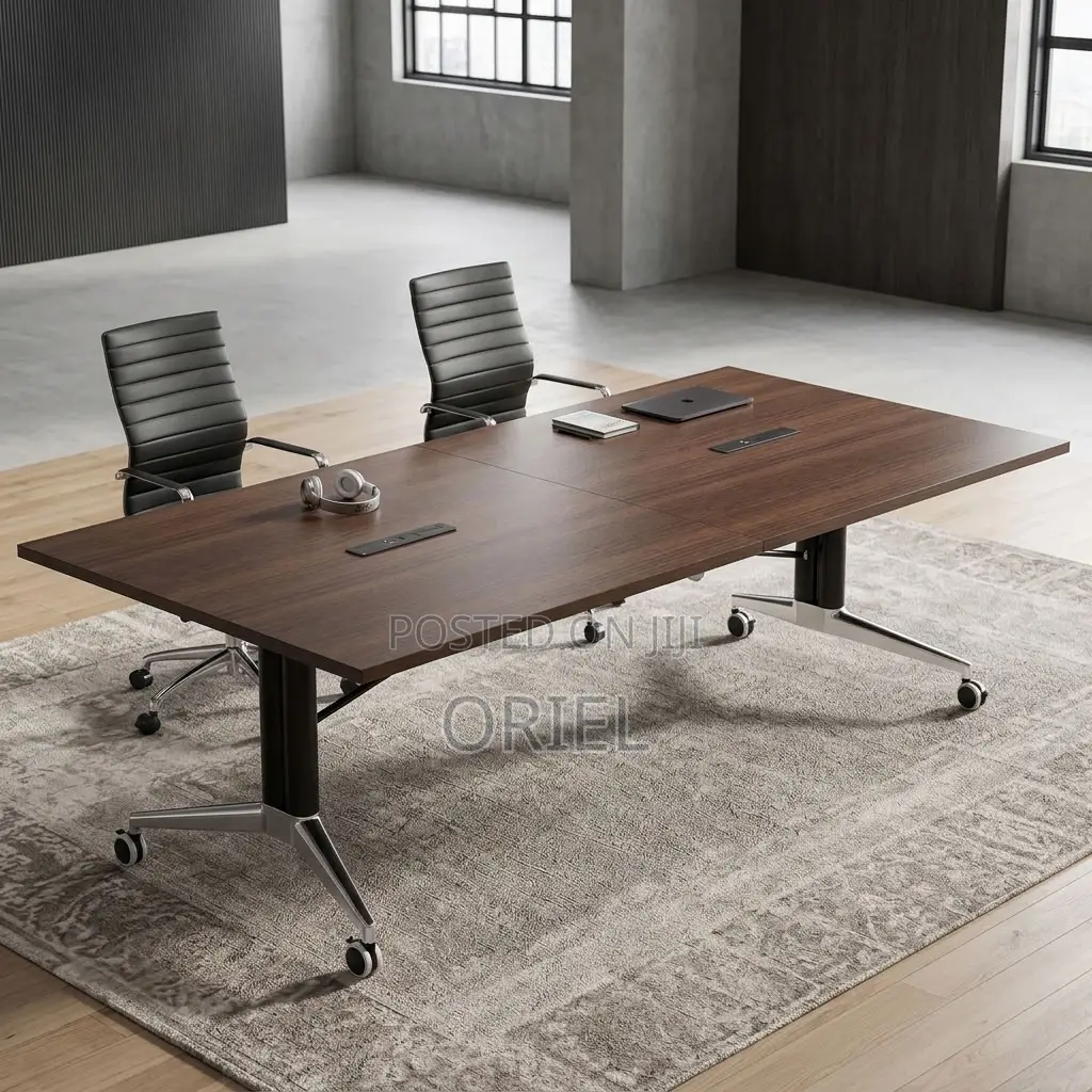 Office Boardroom Table : 240CM Portable Office Conference Table