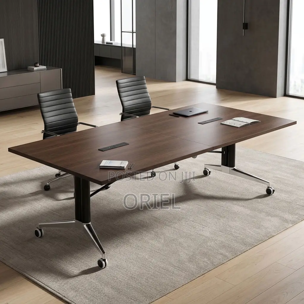 Office Boardroom Table : 240CM Portable Office Conference Table
