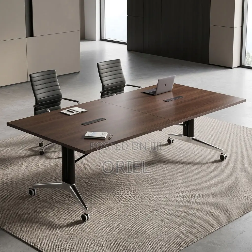Office Boardroom Table : 240CM Portable Office Conference Table