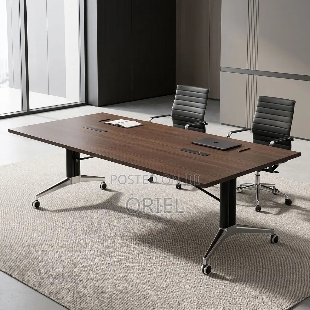 Office Boardroom Table : 240CM Portable Office Conference Table
