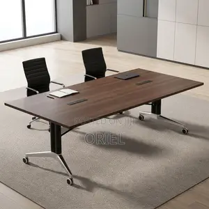Office Boardroom Table : 240CM Portable Office Conference Table