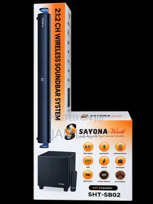 SAYONA SHT-SB02 2.1.2 Channel Wireless Soundbar System - SY