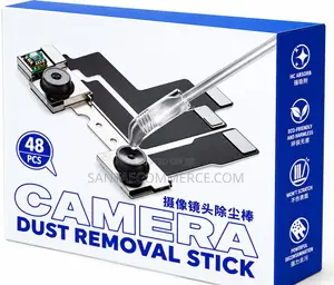 Camera Lens Dust Removal Cleaning Stick Kit (48-Piece Set)