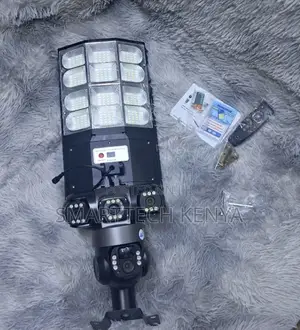 Solar Powered PIR 4G Street Light With Camera Waterproof TRIPLE Lens