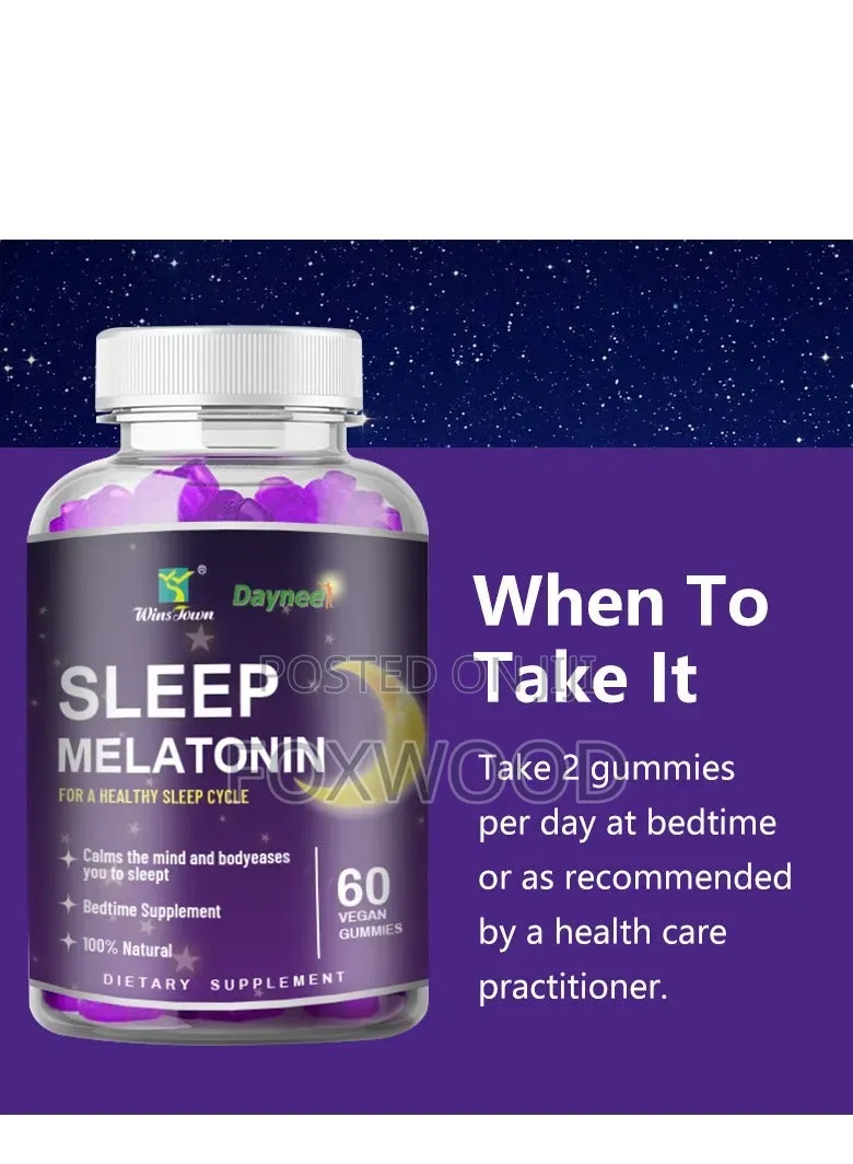 Sleep Melatonin 60 Vegan Gummies