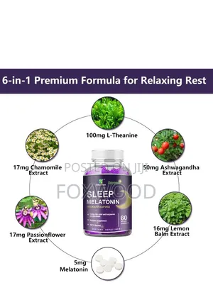 Sleep Melatonin 60 Vegan Gummies