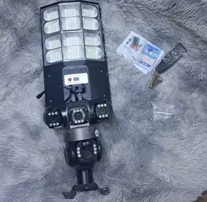 V380 Pro 4G Triple Lens Floodlight AI Solar PTZ Camera