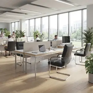 Executive High Seats | Leather High Back Sled Based Chair
